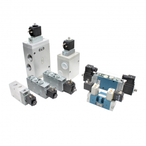 Пневмораспределители с электромагнитным управлением