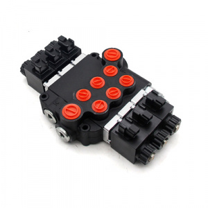 Гидрораспределитель моноблочный с электромагнитным управлением Р80  3х-секционный