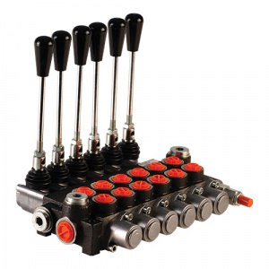 Гидрораспределитель моноблочный Р40  6-секционный