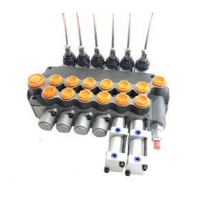 Гидрораспределитель  шестисекционный DE80.6S.D180.A1Pх2G.GL с пневмоуправленим