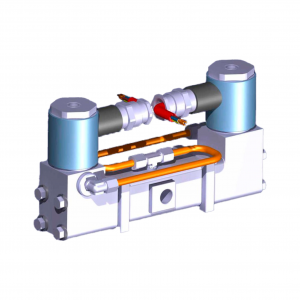 Распределитель взрывозащищенный 242-808 500, G1/2, DC 220V, II 2G Ex d IIA T4 Gb, -50C...+70С.