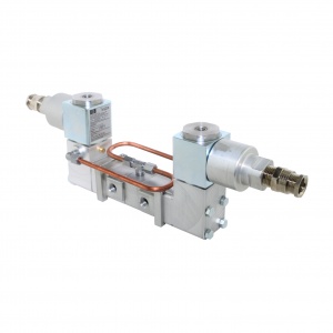 Клапан пневматический регулирующий с электромагнитным исполнительным механизмом 242-803 400, 5/3, G1/4, 3000 l/min, 24-28 V DC, 12W, II Gb IIC T5 X, 1Ex db IIC T5 Gb X, -50C...+70С