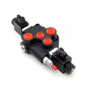 Гидрораспределитель моноблочный с электромагнитным управлением Р80  1-секционный