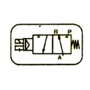 3/2 Пневмораспределитель 236-508 000/1, G1/2, 3700 л/мин