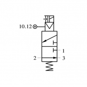 3/2 Пневмораспределитель 237-838 160/1, G1/4, 1100 л/мин