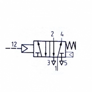 5/2 Пневмораспределитель 237-121 000, G1, 11000 л/мин