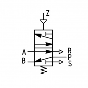 5/2 Пневмораспределитель 237-690 000/1, G1/4, 1100 л/мин