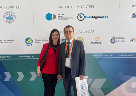 Команда "ТК ГЛОБЭК" на 21-й Северо-Каспийской Региональной выставке "Атырау Нефть и Газ"